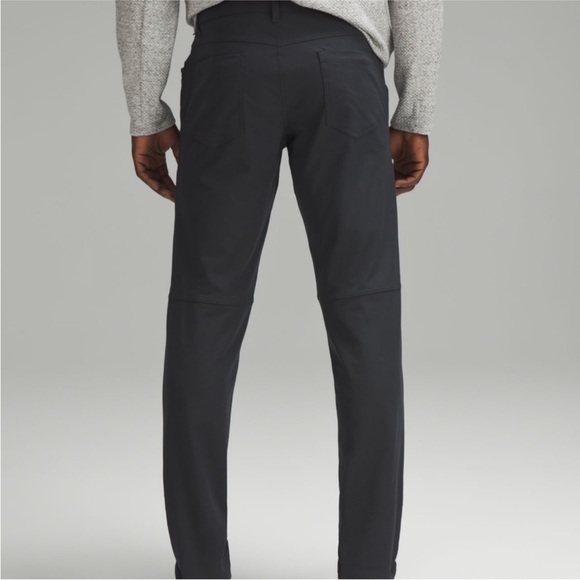 EUC Lululemon Mens ABC Classic-Fit Pant 30" Inseam Dark Gray 4 pockets Sz 38 - Picture 4 of 13